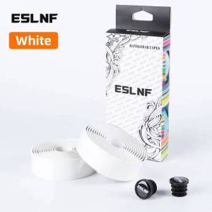 Eslnf(ESLNF) | Băng Quấn Tay Lái Xe Đạp Bằng Da Bền Chống Trơn Trượt ESLNF - Tay Cầm Xe Đạp Đường Trường Thoải Mái Chống Mài Mòn