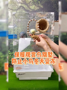 Acrylic Bird Cage Budgie Xuanfeng Large Villa Cage Home Ornamental Cage Breeding Bird Cage