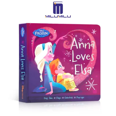 Frozen: Anna Loves Elsa Board book – Pop up by Brittany Rubiano Original English Books