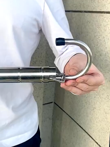 Drying Rack Retractable Clothes Pole for Domestic Balcony Hanging Stainless Steel Non-perforated Drying Quilt Artifact