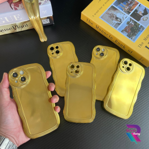 RC Case gold gelombang casing hp untuk INFINIX SMART 5 6 PLUS HOT 9 10 11 PLAY all type CGO
