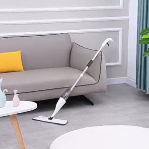ไม้ถูพื้นแบบสเปรย์ Flat Mop หมุนได้ 360 องศา ไม้ม๊อบ ไม้ถูกพื้น ไม้ถูพื้นสเปรย์ ม๊อบดันฝุ่น ไม่กินพื้นที่ ส่งจากไทย สินค้าคุณภาพ