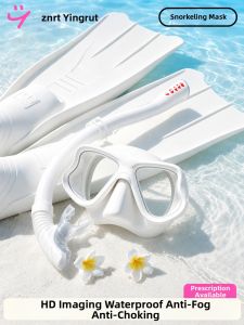 INRT | Dry Snorkel Mask Set Near-sighted