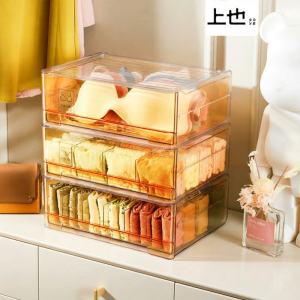 MLZH | Drawer Style Underwear Organizer With Cover and Divisions Box