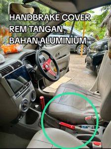 HANDBRAKE COVER REM TANGAN BAHAN ALUMINIUM