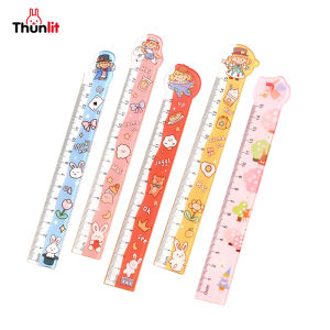 Thunlit Cartoon Ruler 5PC / 1PC sinh viên quy mô cai trị nghiên cứu bán buôn văn phòng sơn cai trị đo công cụ 15cm