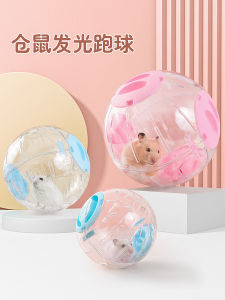 Super Silent Hamster Run Wheel Toy Ball Rolling Sports Ball Stand Golden Retriever Hamster Products Running Ball Toy