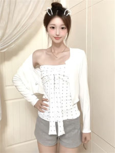 Áo Vest Hở Lưng Gợi Cảm Pure Desire Cho Nữ Mùa Hè Áo Khoác Ngoài Ôm Vừa Vặn Áo Sơ Mi Cơ Bản Đa Năng Áo Vest Không Tay Phong Cách Ngọt Ngào