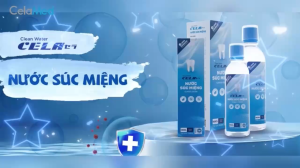 Nước súc miệng làm sạch khoang miệng kháng khuẩn khử mùi hôi miệng CELA - dung tích 500 ml