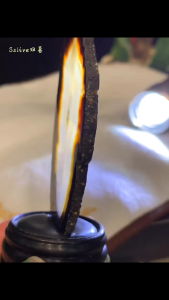 Rainbow 🌈 Agate Slice💮 彩光渐色玛瑙片 需多元素形成彩光 👉形成特殊👉切割技术  天然黑玛瑙包裹着黄、透玛瑙⬇️形成渐色美丽玛瑙色彩👍  #天然彩光玛瑙 #agateslice #黑玛瑙 #黄玛瑙 #色彩天然 ￼