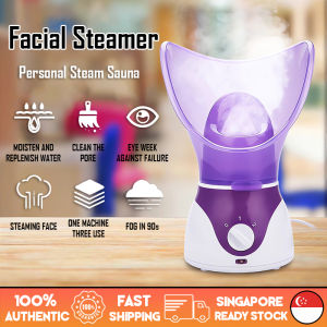🇸🇬[Ready Stock] Moisturizer Facial Steamer Spray Face Steamer Warm Sauna Face Moisturizing Hydration Nose Steam Home Beauty Skin Care Tools 蒸脸仪