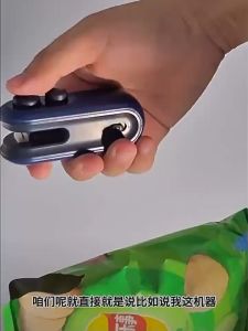 Brifit Mini Bag Sealer 2 in 1 USB Rechargeable Chip Bag Sealer Heat Seal ToolPortable Handheld Vacuum Food Sealer Bag Sealing Machine for Snacks Chips Fresh Storage Snack Bags