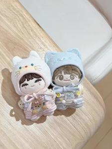 Bộ Đồ Chơi Búp Bê Động Vật Nhỏ 10cm "Mèo Muối Đại Dương" "Chó Cưng" Phụ Kiện Trang Phục Thay Thế Búp Bê Cotton