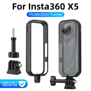ONM | Shockproof Protective Case for Insta360 X5 Durable Plastic Panoramic Camera Edge Frame