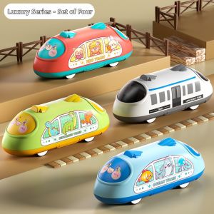 QIMINGXING | Momentum Train Toy Car Bi-directional Return