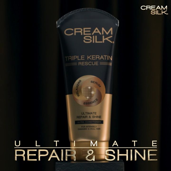 CREAM SILK KERATIN SERUM CONDITIONER 2本 2x Cream Silk Conditioner Triple Keratin Repair ,Shine & 10x