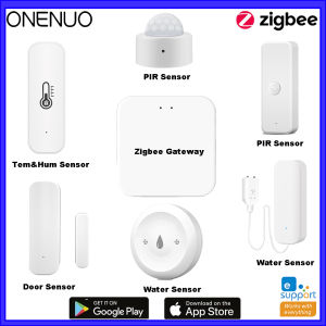 Zigbee 3.0 Gateway/Temperature and Humidity Sensor/Water Sensor/Door Sensor/PIR Sensor Support Ewelink APP Control Alert