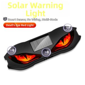 GUOQI | Solar Powered LED Car Warning Light Dynamic Eye Atmosphere Lamp