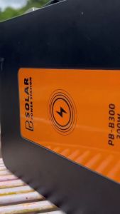 PBSOLAR Power Station 220V 300W/256WH/80000MAH Lithium Battery Portable Solar Generator Station Powerbank Supply Backup Power Solar Power Station Power Generator High Capacity Camping free gifts