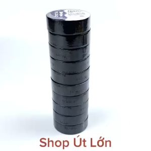 Băng keo điện Nano màu đen 10yard 9 mét 1 cây có 10 cuộn Băng Keo Cách Điện Hiệu Quả Băng Keo Điện Pvc Chịu Nhiệt Băng Keo Quấn Dây Điện An Toàn Băng Keo Dẻo Cho Điện Công Nghiệp - Lazada