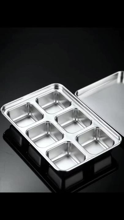 TEGOOL Ice Cube Trays, Stainless Steel Lid Ice Cube tray with Suction Cup Super Easy Release Molds,Durable and Dishwasher Safe for Cocktail,Freezer,Whiskey,Chocolate (Silver)