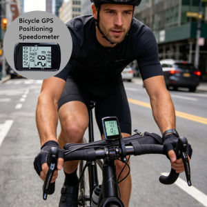 1pcs  GPS Wireless Bike Computer2.4" LCD Bicycle Speedometer Odometer Auto Backlight Auto StopIPX7 Waterproof Cycling Compute