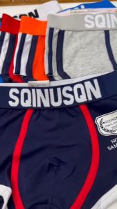 กล่องบรรจุ 7 ตัว กางเกง SPORT SQINUSQN ของแท้ 100% บ๊อกเซอร์ Boxer สีและแบบตามภาพ ยืดได้ ใส่สบาย พร้อมส่ง 7 ตัว