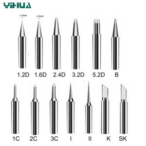 YIHUA 902 Series Soldering Iron Tip High Thermal Conductivity Long Lifespan with 995D+-I 938BD+-I 853AAA+-I Professional Repairs