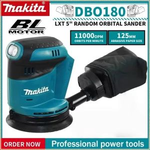 Makita | Makita DBO180Z 18V Cordless Random Orbital Sander 3 Speed 7000-11000 OPM with Dust Collection for DIY Workshop