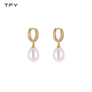 TFY | Natural Freshwater Pearl Earrings Sterling Silver 925