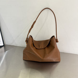 2025 New Fashion Versatile Luxury Minimalist Lazy Style Womens Single Shoulder Commuter Armpit Bag Soft Small Tote Bag