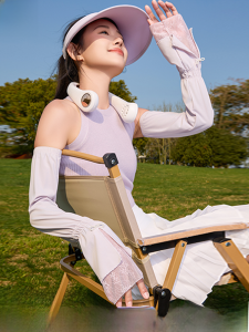 MiiOW | Tay lụa băng chống nắng mùa hè MiiOW Tay bảo vệ xe đạp chạy xe hơi Tay chống nắng rộng rãi mỏng thoáng khí cho nữ