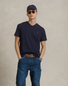 Polo Ralph Lauren Men Classic Fit Jersey V-Neck Short Sleeve T-Shirt