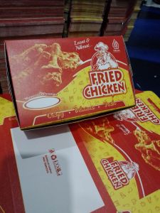 Dus Fried Chicken/Kardus Fried Chicken/Kotak Fried Chicken isi 50pcs