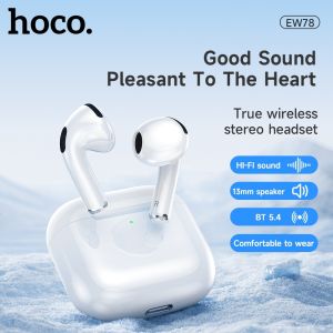 Tai nghe không dây chuẩn TWS Hoco ew78 Tai nghe bluetooth bt5.4 tai nghe thể thao âm thanh nổi điều chỉnh trượt hỗ trợ siêu Tuổi thọ pin dài cho tất cả điện thoại thông minh phổ thông