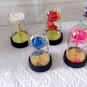 Eternal Rose LED Light Gifts: Perfect Valentine’s Day & Anniversary Wedding Favors