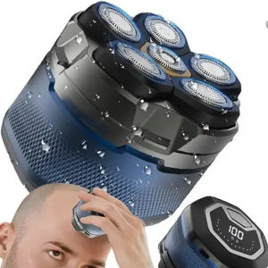 6 Head Portable Waterproof Rechargeable Shaving machine Foil Head Bald Shaver Barber Electric Shavers for Men