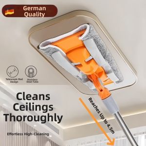 Wall Cleaning Tool Extensible Pole