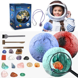 Childrens Archaeology Digging Treasure Planet Gem Ore Exploration of The Solar System Mining Science Education Educational Toys