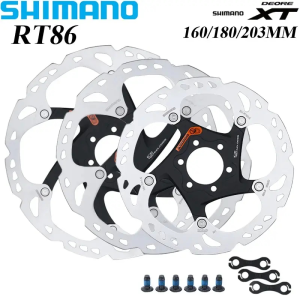 Đĩa Phanh Tản Nhiệt Xe Đạp MTB Shimano XT SM-RT86 Công Nghệ IceTech Lõi Nhôm 6 Ốc Kích Cỡ 160/180/203 Mm Cho Xe Đạp Leo Núi