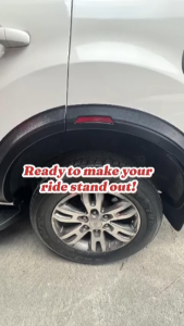 Fender Flares for Ford Everest Trend & Ambiente 2016 2017 2018 2019 2020 2021 2022 / 2023 Onwards Model with Reflector OEM Car Accessories Accessory Splash Cover Reflective