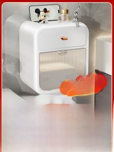 Nordic Style Bathroom Toilet Paper Holder Waterproof Wall Mounted No Drilling Required Paper Towel Rack Bathroom Storage Shelf