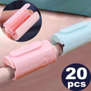 20Pcs Non Slip Bed Cover Clamp Quilt Mattress Sheet Fixed Clips Multifunctional Clothes Pegs Food Sealing Holder Organizer