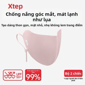 XTEP | Mặt Nạ Chống UV Làm Mát Thoáng Khí Không Trôi Kem