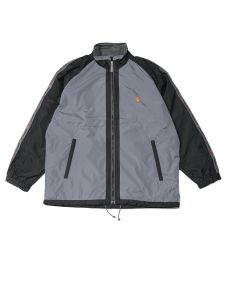 Export Japanese Single Spring and Autumn Men Sports Outwear Woven Smooth Surface Windproof Patchwork Fashion Dancing Loose Jacket