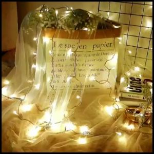 NAJIA Christmas String Light 220V Christmas Decorative Lamp Waterproof Fairy Light Indoor/Outdoor LED Lights for Christmas Home Party Wedding