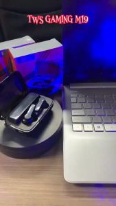 M19 plus TWS Bluetooth 5.1 Earphone HiFi Stereo Noise-canceling Sports Wireless powerbank 3500mAh