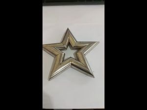 Bintang Stainless 14cm x 3/4\" Ornamen Hiasan Tangga Pagar