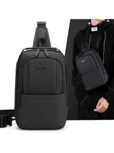 WePower New Mens Casual Crossbody Bag Simple Daily Commuting Chest Bag Nylon Fabric 8-Inch Laptop Capacity Chinese Made