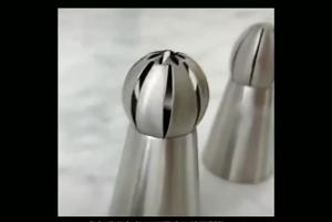 Russian Piping Nozzle 3 Styles Sphere Ball Icing Confectioners Pastry Tips Sugarcraft Cupcake Decorator Kitchen Bakeware Tools